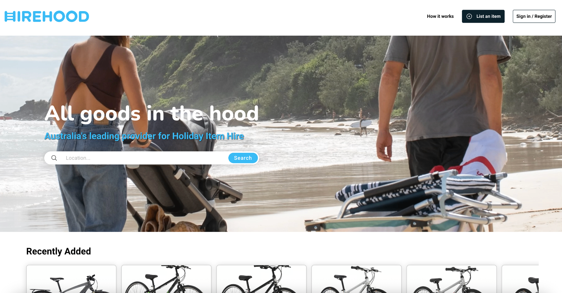 Hirehood project screenshot
