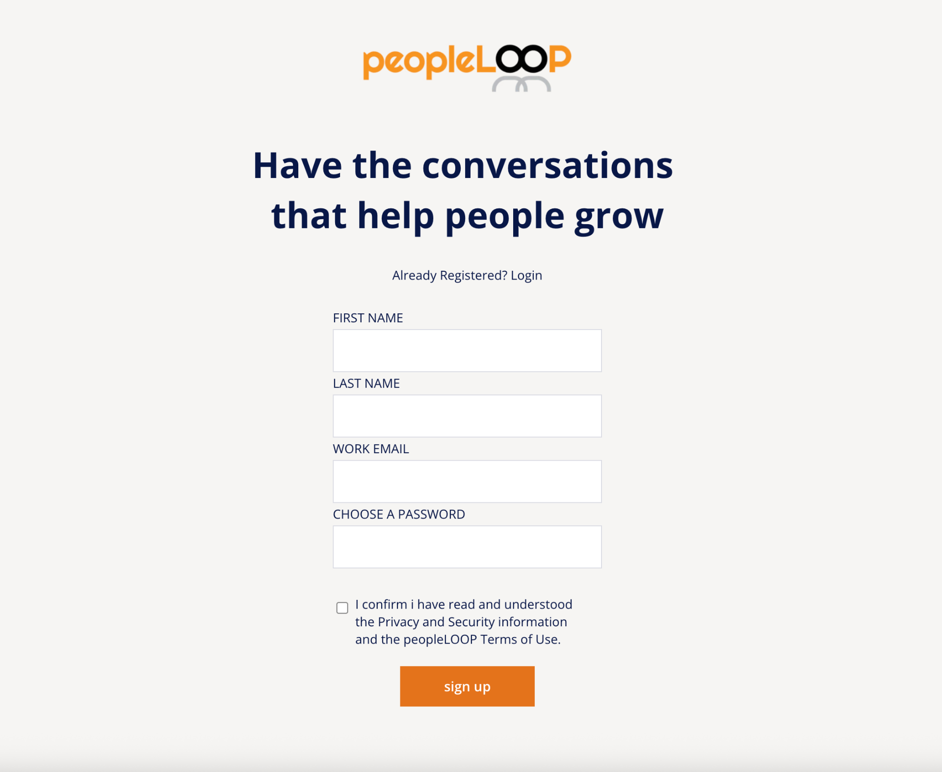 peopleLoop project screenshot